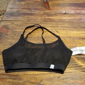 𝅺FOREVER 21 Low Impact Mesh Sports Bra Sz Small NWT